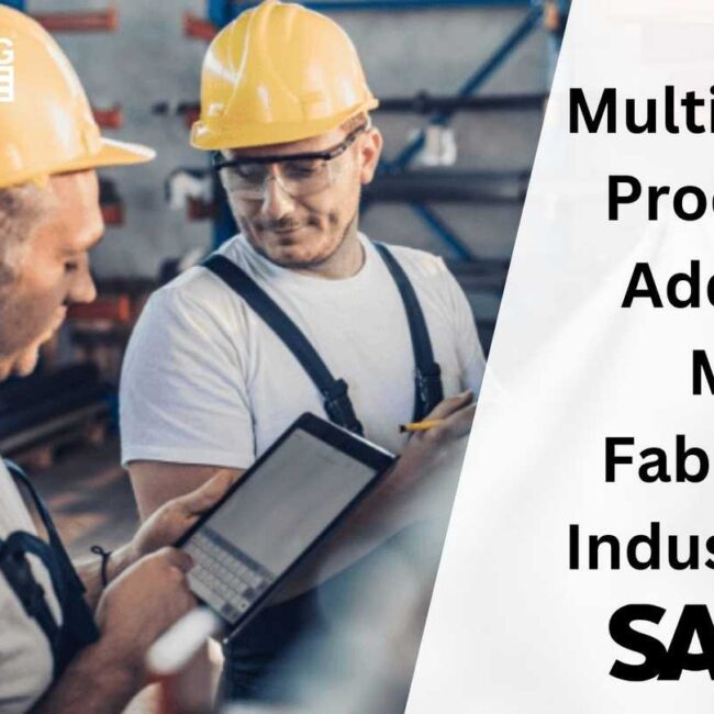 Multiple BOM Production Add-On in Metal Fabrication Industry with SAP B1