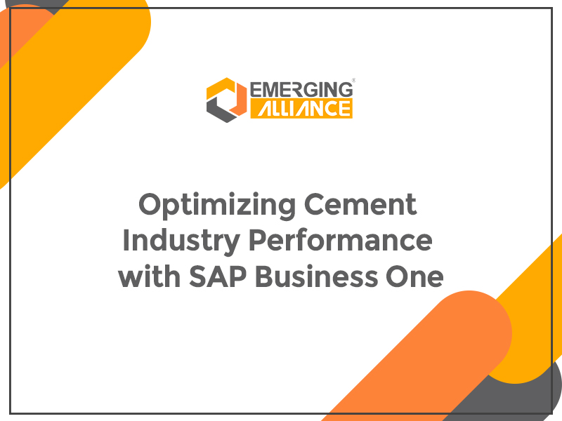 Optimizing Cement Industry with SAP Business One