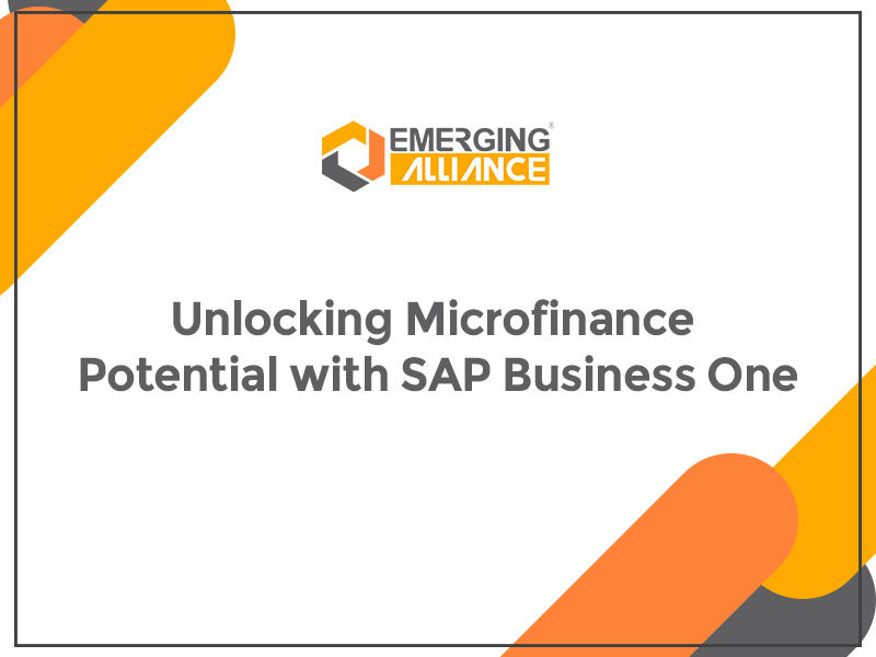 Microfinance Potential with SAP Business One