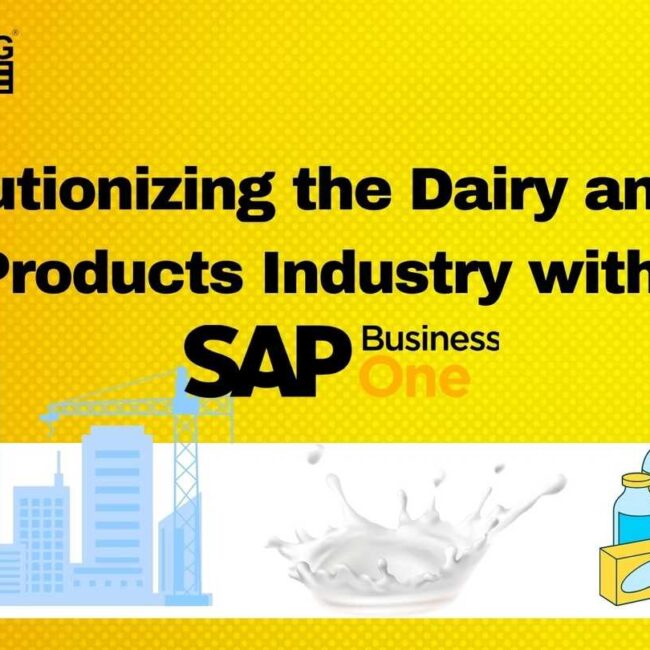 Revolutionizing the Dairy and Milk Products Industry with SAP Business One