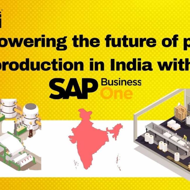 Empowering the future of paper production in India with SAP Business One