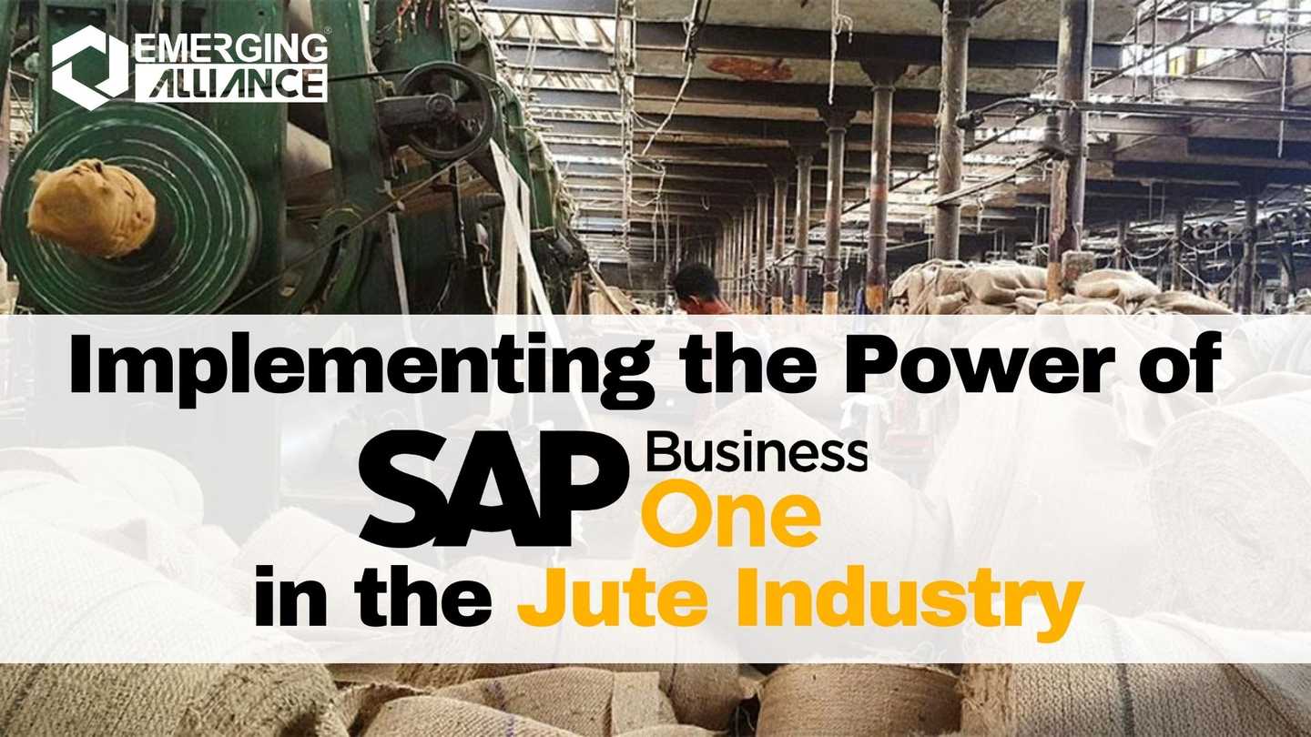 Implementing the Power of SAP Business One in the Jute Industry