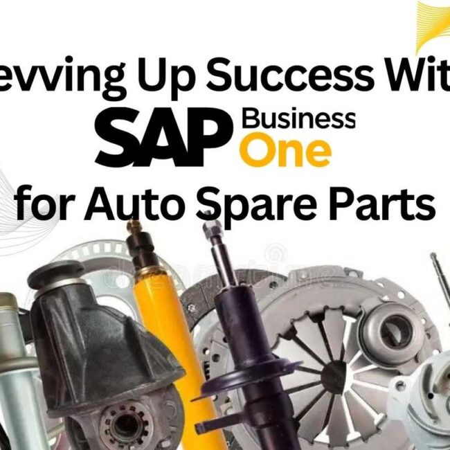 Revving Up Success With SAP Business One ( B1 ) for Auto Spare Parts