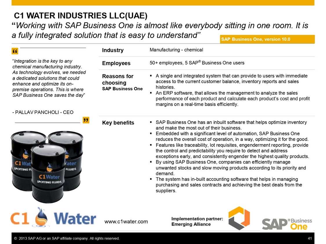 SAP B1 for efficient manufacturing process management