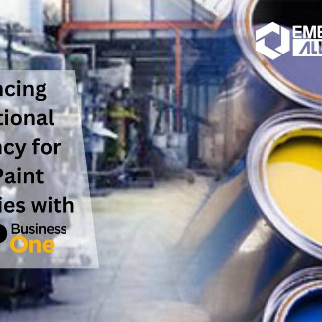 Enhancing Operational Efficiency for UAE Paint Companies with SAP B1