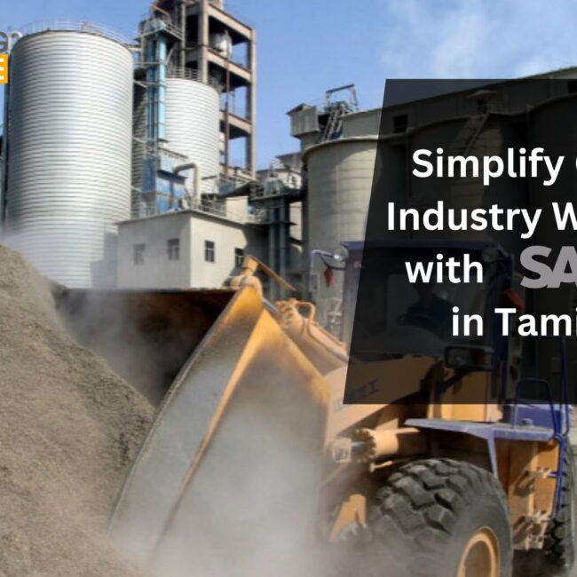 Simplify Cement Industry Workflows with SAP B1 in Tamilnadu