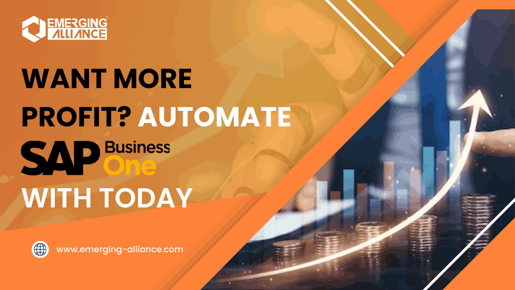 Want More Profit? Automate with SAP Business One Today