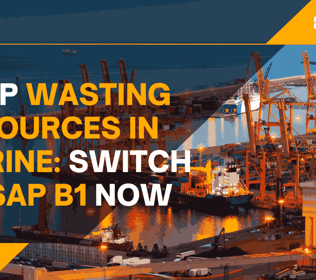 Stop Wasting Resources in Marine: Switch to SAP B1 Now