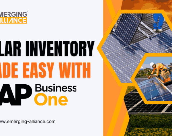 Solar Inventory Made Easy: SAP B1 at Your Service