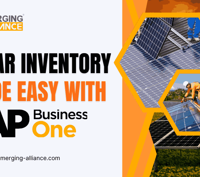 Solar Inventory Made Easy: SAP B1 at Your Service