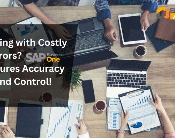 Dealing with Costly Errors? SAP B1 Ensures Accuracy and Control!