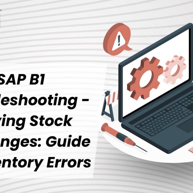 SAP B1 Troubleshooting - Solving Stock Challenges: Guide to Inventory Errors