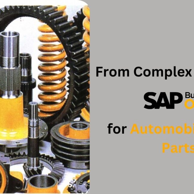 From Complex to Simple: Implement SAP B1 for Automobile Spare Parts