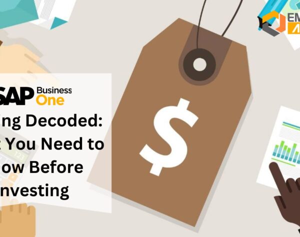 SAP B1 Pricing Decoded: What You Need to Know Before Investing