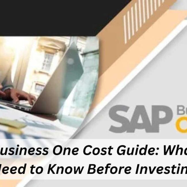 SAP Business One Cost Guide: What You Need to Know Before Investing