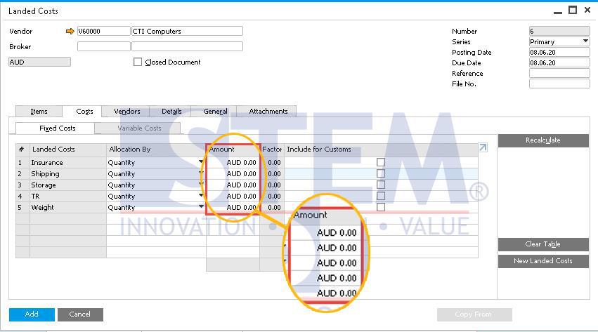 HOW TO CANCEL LANDED COST DOCUMENT 
CREATED ALREADY IN SAP B1.