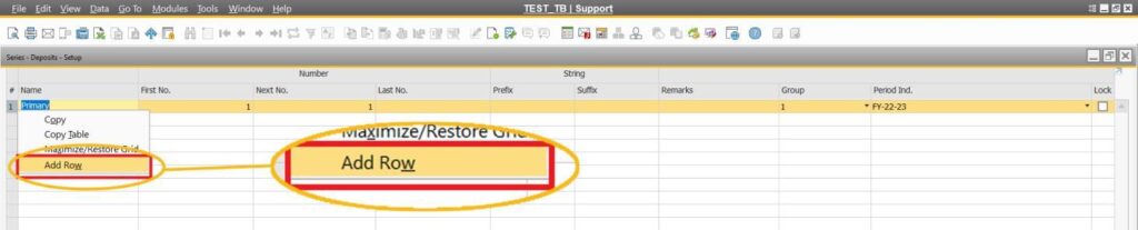 Check the A/P Invoice Numbering Setup