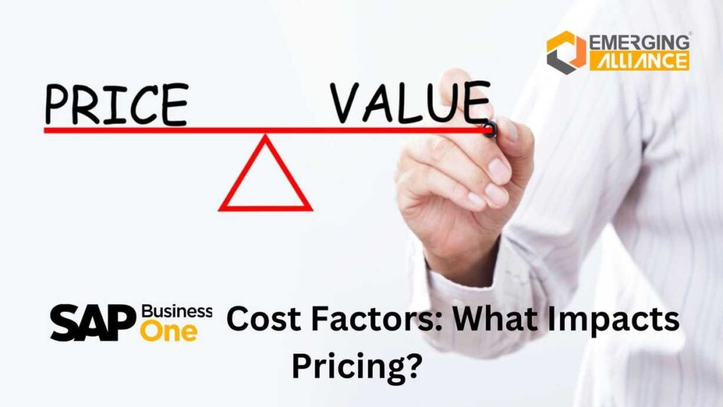 SAP Business One Cost Factors: What Impacts Pricing?