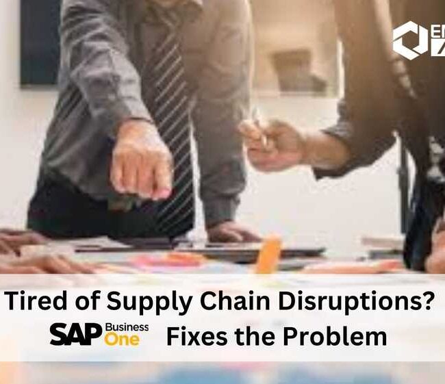 Tired of Supply Chain Disruptions? SAP Business One Fixes the Problem