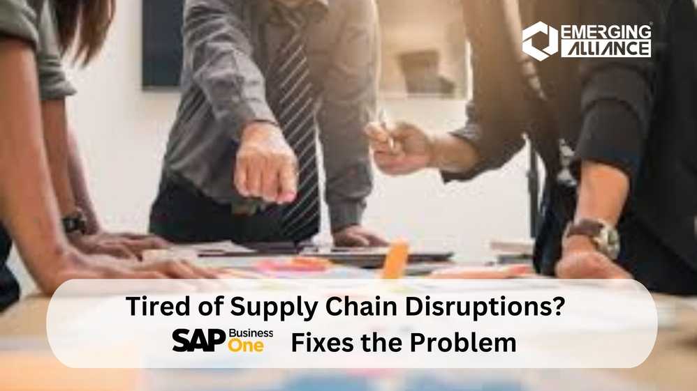 Tired of Supply Chain Disruptions? SAP Business One Fixes the Problem