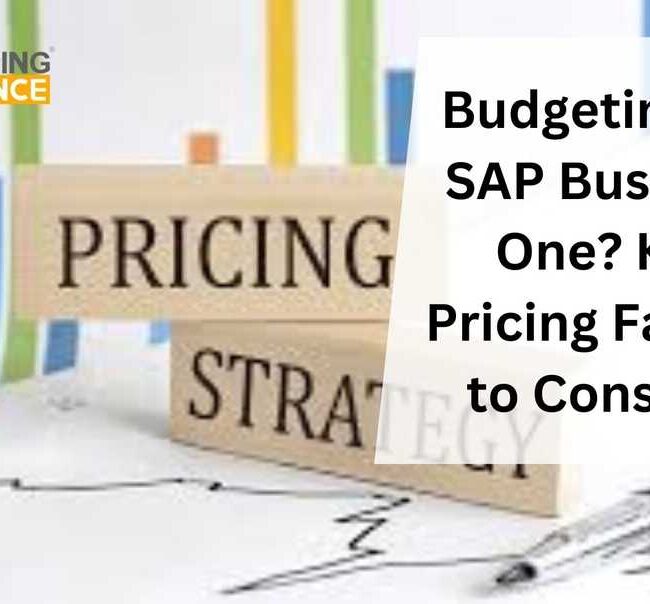 Budgeting for SAP Business One? Key Pricing Factors to Consider